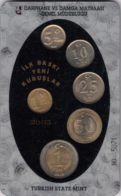 Beschrijving: 1,91 Lira Set(6)